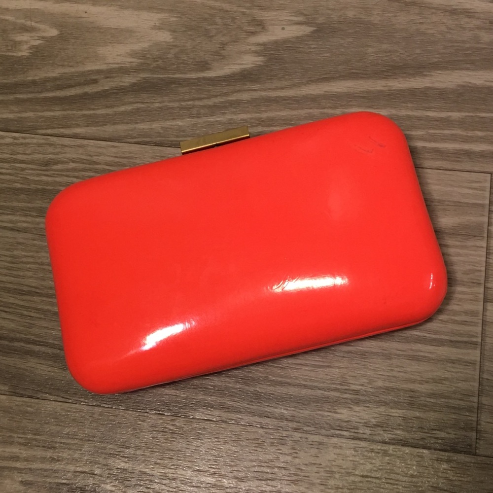 J. Crew Orange Clutch